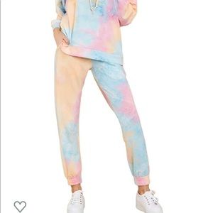 2-piece Tie Dye Sweatpants Set